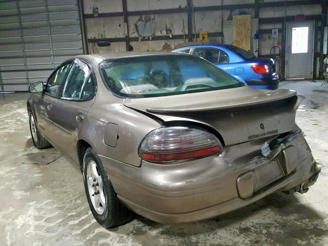 1G2WK52J91F231229 - 2001 PONTIAC GRAND PRIX BROWN photo 3