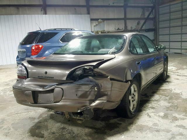 1G2WK52J91F231229 - 2001 PONTIAC GRAND PRIX BROWN photo 4