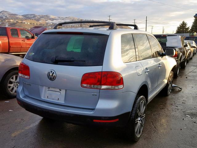 WVGBC67L14D005866 - 2004 VOLKSWAGEN TOUAREG 3. SILVER photo 4