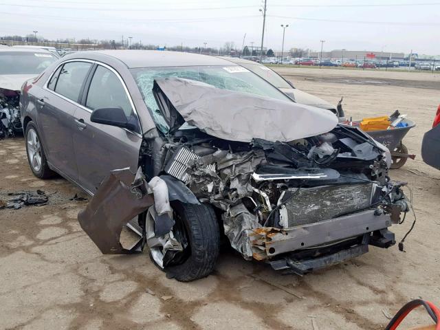 1G1ZB5EB8AF279939 - 2010 CHEVROLET MALIBU LS GRAY photo 1