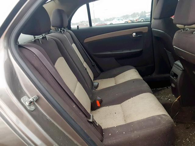 1G1ZB5EB8AF279939 - 2010 CHEVROLET MALIBU LS GRAY photo 6