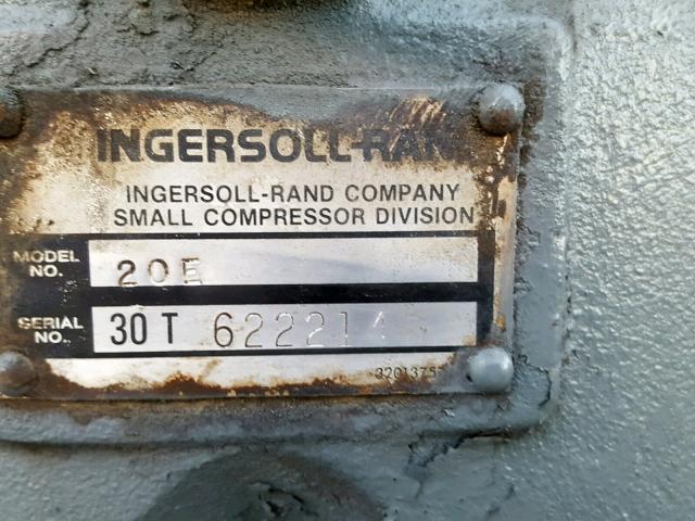 30T622214 - 2005 INGERSOLL-RAND COMPRESSOR GRAY photo 10