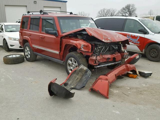 1J8HG58216C170515 - 2006 JEEP COMMANDER Tünd qırmızı foto 1