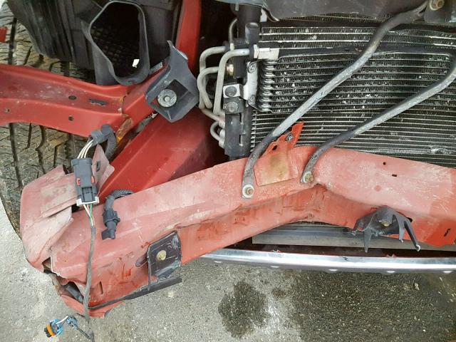 1J8HG58216C170515 - 2006 JEEP COMMANDER Tünd qırmızı foto 9