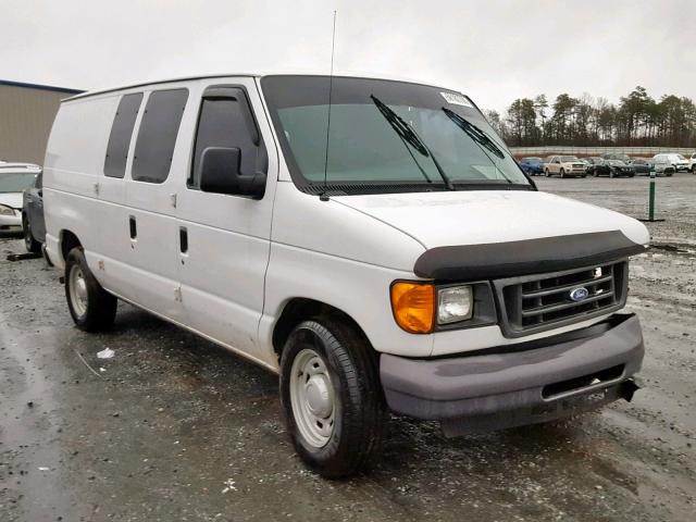 1FTRE14W46DA22209 - 2006 FORD ECONOLINE WHITE photo 1