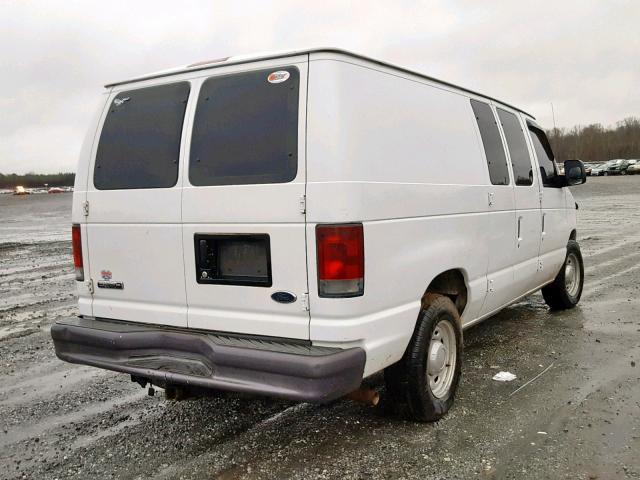 1FTRE14W46DA22209 - 2006 FORD ECONOLINE WHITE photo 4