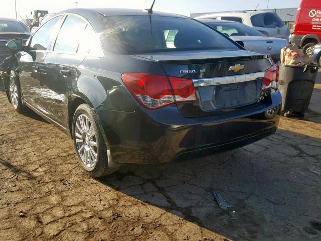 1G1PK5S99B7303878 - 2011 CHEVROLET CRUZE ECO BLACK photo 3