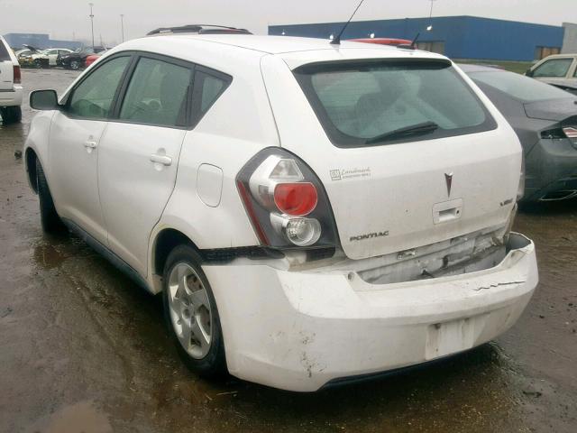 5Y2SP678X9Z450492 - 2009 PONTIAC VIBE WHITE photo 3