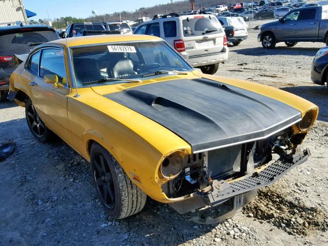 3K91F257868 - 1973 FORD MAVERICK YELLOW photo 1