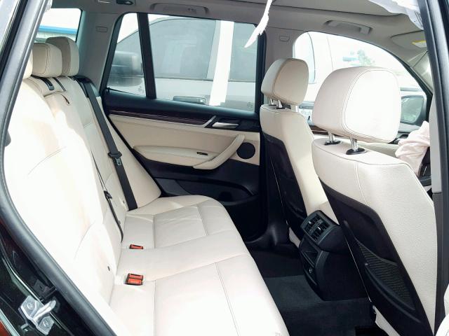 5UXWZ7C35H0V93461 - 2017 BMW X3 SDRIVE2 BLACK photo 6