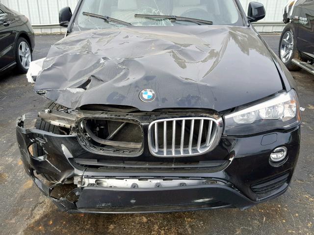 5UXWZ7C35H0V93461 - 2017 BMW X3 SDRIVE2 BLACK photo 7