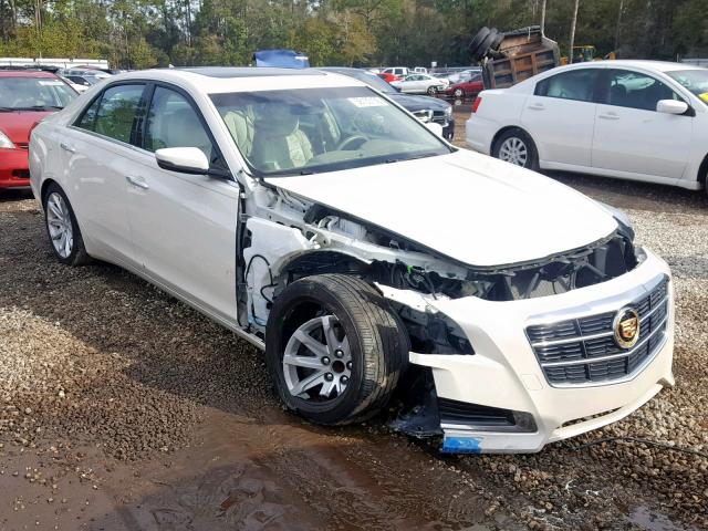 1G6AR5SX0E0123728 - 2014 CADILLAC CTS LUXURY WHITE photo 1