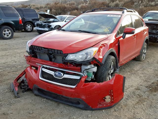 JF2GPABC6H8205070 - 2017 SUBARU CROSSTREK RED photo 2