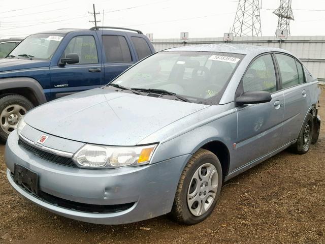 1G8AJ52F23Z176784 - 2003 SATURN ION LEVEL BLUE photo 2