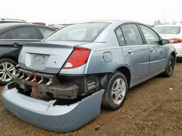 1G8AJ52F23Z176784 - 2003 SATURN ION LEVEL BLUE photo 4