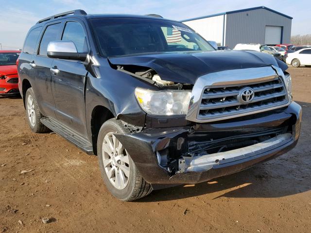 5TDJW5G19AS029610 - 2010 TOYOTA SEQUOIA LI BLACK photo 1