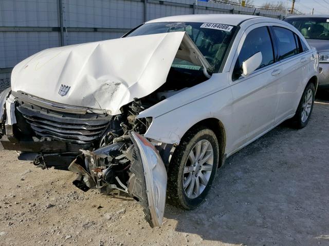 1C3CCBBB8CN138864 - 2012 CHRYSLER 200 TOURIN WHITE photo 2