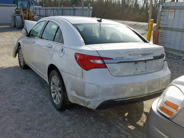 1C3CCBBB8CN138864 - 2012 CHRYSLER 200 TOURIN WHITE photo 3