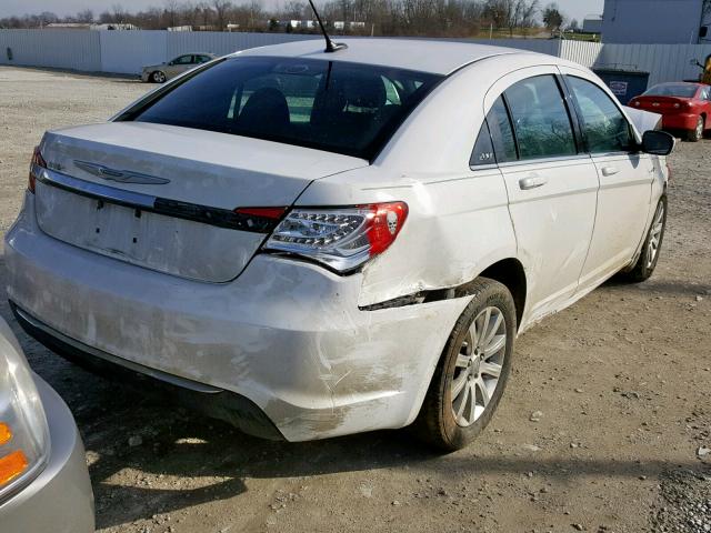 1C3CCBBB8CN138864 - 2012 CHRYSLER 200 TOURIN WHITE photo 4