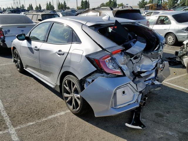 SHHFK7H41JU423336 - 2018 HONDA CIVIC SPOR SILVER photo 3