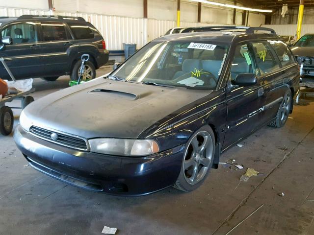 4S3BK6354S7354501 - 1995 SUBARU LEGACY L/O BLACK photo 2