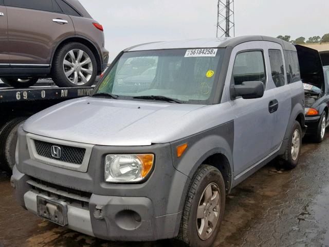 5J6YH18594L002491 - 2004 HONDA ELEMENT EX SILVER photo 2