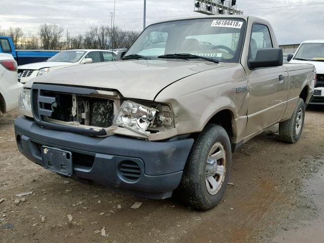 1FTYR10D48PA56723 - 2008 FORD RANGER TAN photo 2