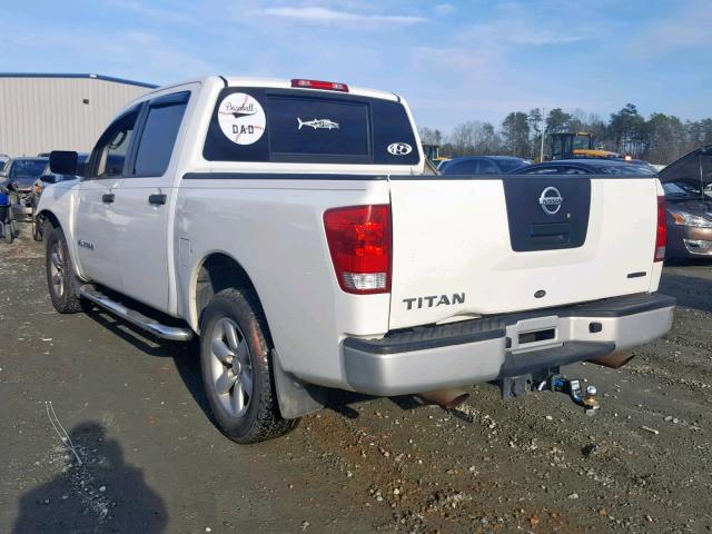 1N6BA0EK4BN325575 - 2011 NISSAN TITAN S WHITE photo 3