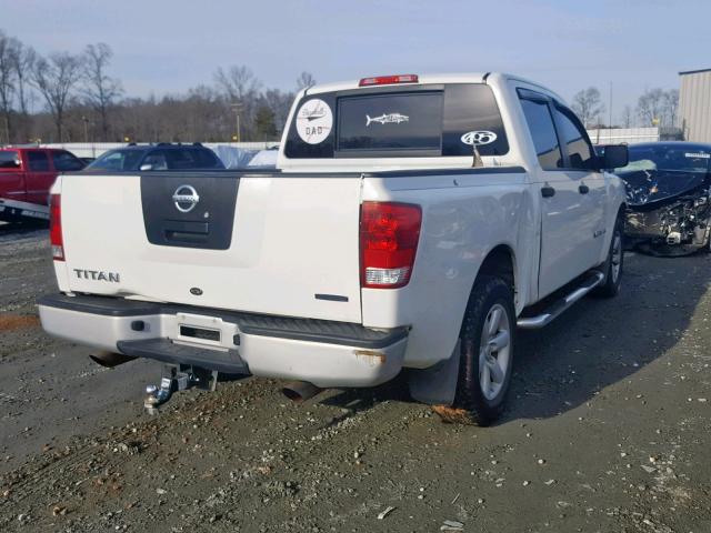 1N6BA0EK4BN325575 - 2011 NISSAN TITAN S WHITE photo 4