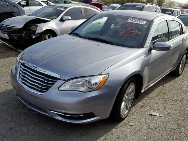 1C3CCBAB6DN671895 - 2013 CHRYSLER 200 LX SILVER photo 2