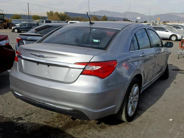 1C3CCBAB6DN671895 - 2013 CHRYSLER 200 LX SILVER photo 4