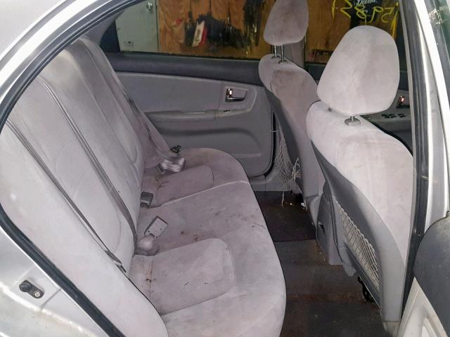 KNAFE121285524009 - 2008 KIA SPECTRA EX SILVER photo 6