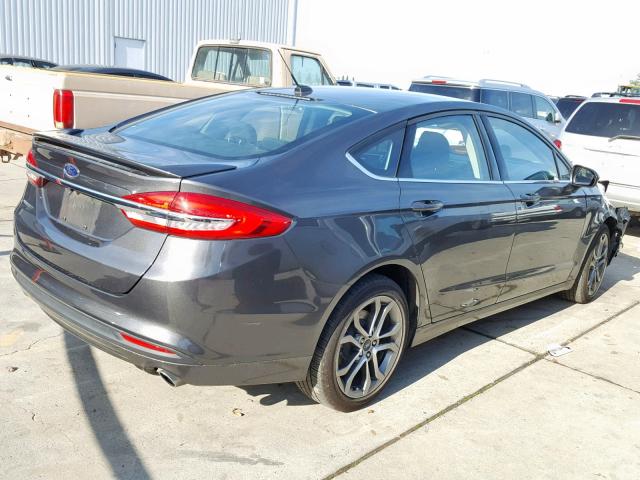 3FA6P0G76HR351036 - 2017 FORD FUSION S SILVER photo 4