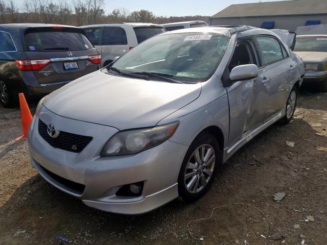 2T1BU4EE6AC407398 - 2010 TOYOTA COROLLA BASE  photo 2