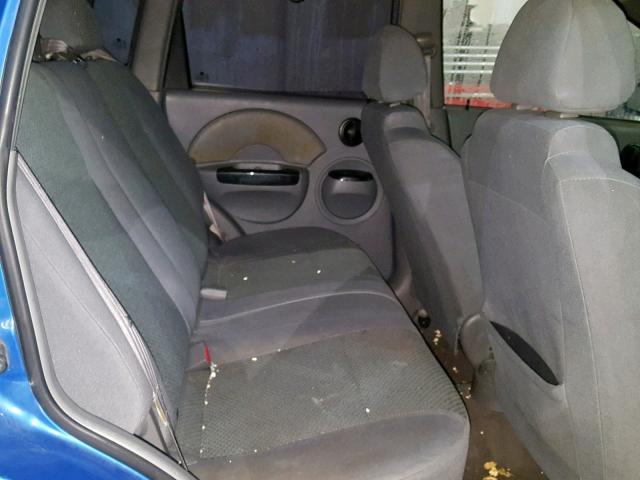 KL1TJ62604B161559 - 2004 CHEVROLET AVEO LS BLUE photo 6