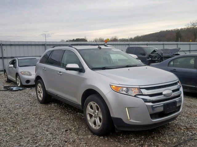 2FMDK3JC9DBB65860 - 2013 FORD EDGE SEL SILVER photo 1