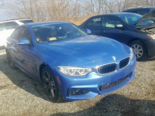 WBA3R5C59FK372275 - 2015 BMW 435 XI BLUE photo 1
