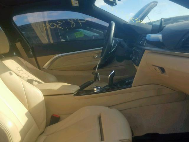 WBA3R5C59FK372275 - 2015 BMW 435 XI BLUE photo 5