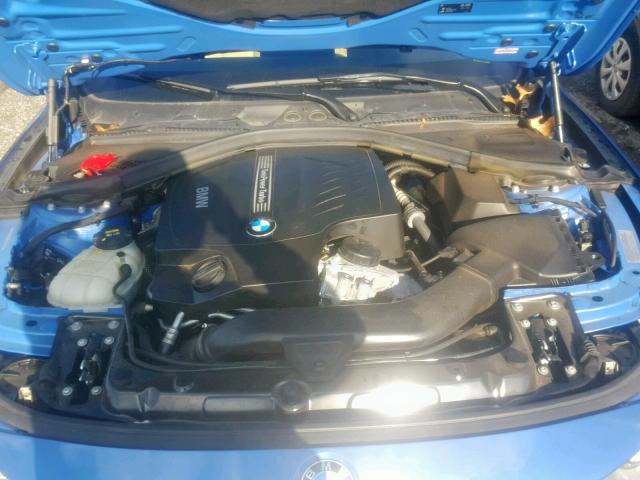 WBA3R5C59FK372275 - 2015 BMW 435 XI BLUE photo 7