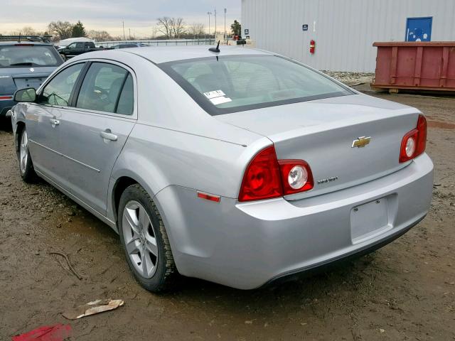 1G1ZB5E19BF149659 - 2011 CHEVROLET MALIBU LS ვერცხლისფერი ფოტო 3