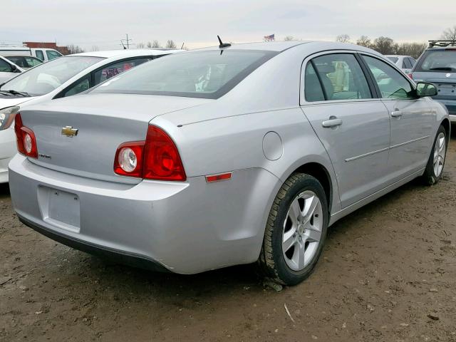 1G1ZB5E19BF149659 - 2011 CHEVROLET MALIBU LS ვერცხლისფერი ფოტო 4
