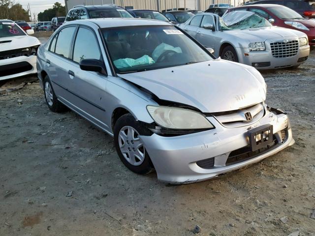 2HGES16324H562573 - 2004 HONDA CIVIC DX V SILVER photo 1