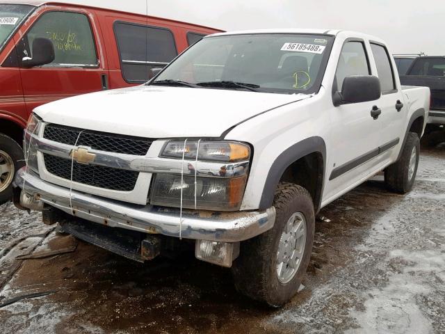1GCDT33E488211717 - 2008 CHEVROLET COLORADO L WHITE photo 2