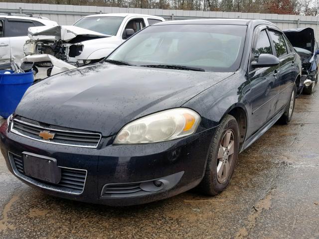 2G1WG5EKXB1211140 - 2011 CHEVROLET IMPALA LT BLACK photo 2