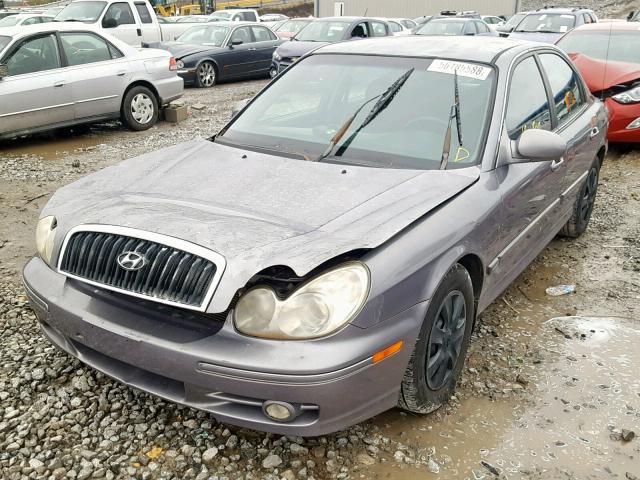 KMHWF25S55A185531 - 2005 HYUNDAI SONATA GL GRAY photo 2