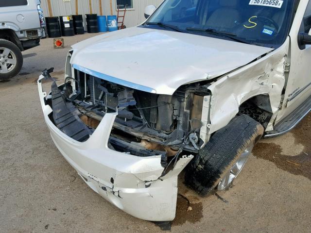 1GKS2EEF0CR209160 - 2012 GMC YUKON DENA WHITE photo 9