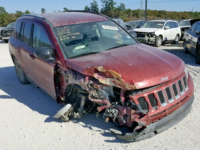 1C4NJCBA1GD524531 - 2016 JEEP COMPASS SP RED photo 1
