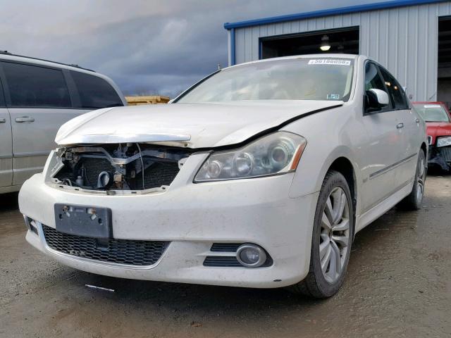 JNKAY01F58M652440 - 2008 INFINITI M35 BASE WHITE photo 2