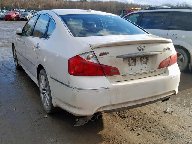 JNKAY01F58M652440 - 2008 INFINITI M35 BASE WHITE photo 3