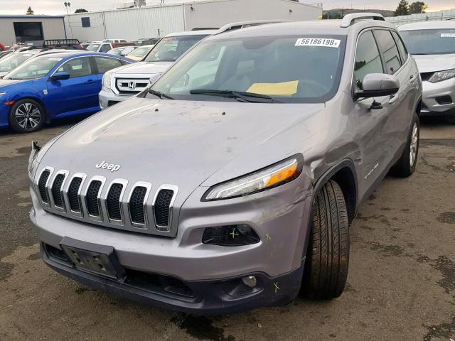 1C4PJLCB1GW319182 - 2016 JEEP CHEROKEE L GRAY photo 2